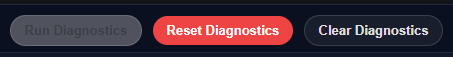 Diagnostics buttons